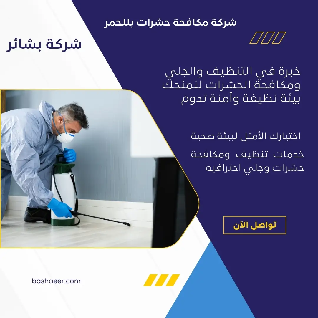 شركة مكافحة حشرات بللحمر 3 مكافحة الحشرات للشقق السكنية بللحمر